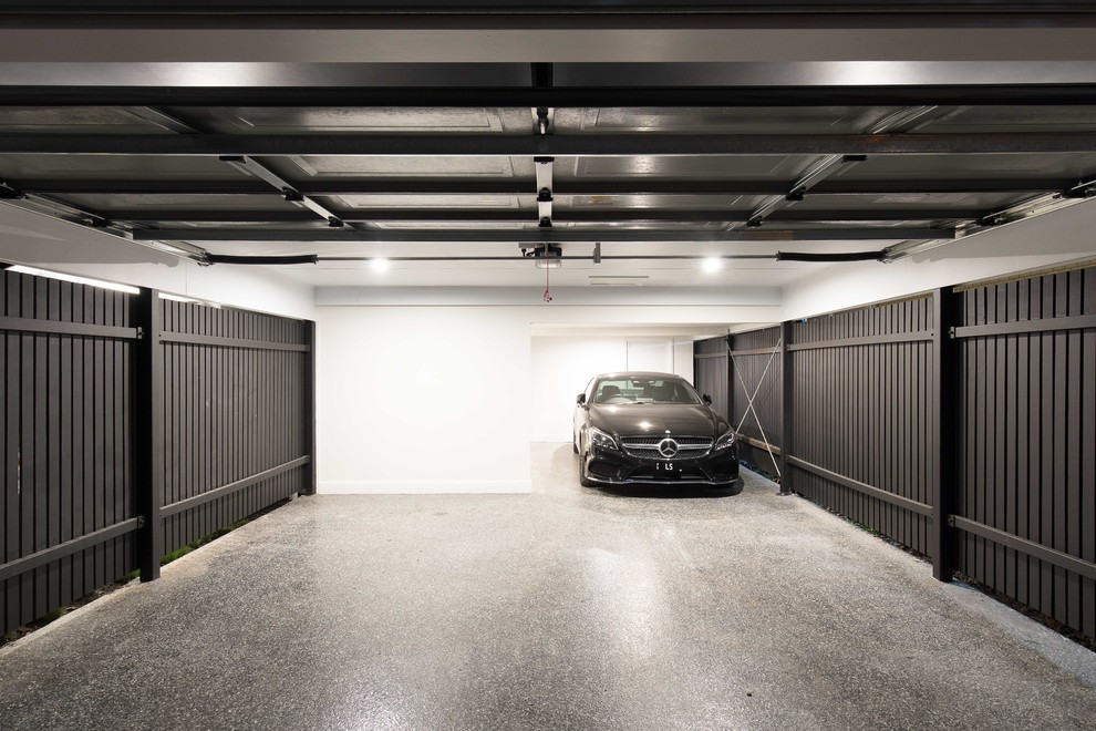 Inspiration for a transitional garage in Brisbane.