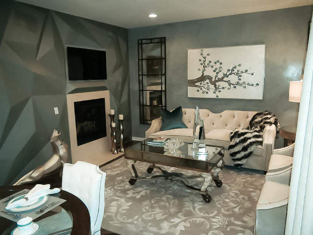 HGTV Showhouse Showdown TV show contemporary-vardagsrum