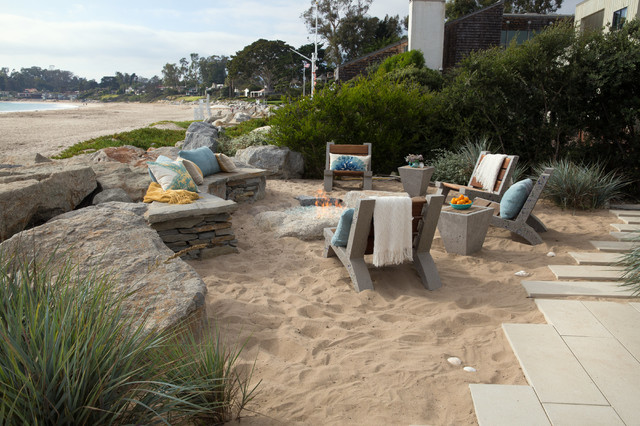 New Sand Seating And Fire Pit Make For, Sand Fire Pit Ideas