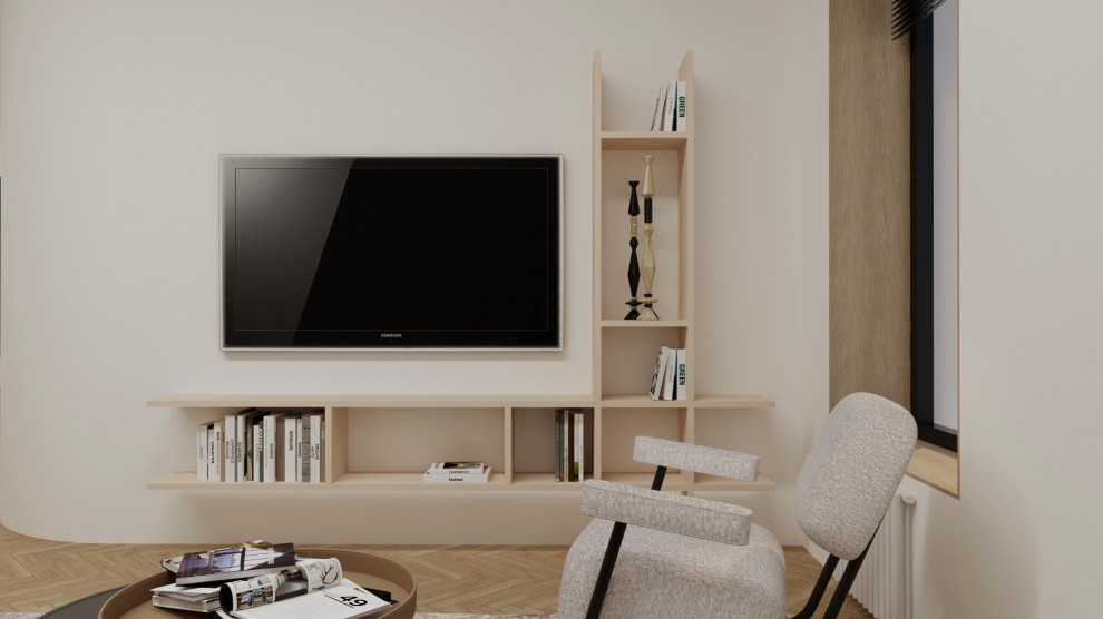 Гостиная из проекта "Блик заката" (Авторский квартал Машаров)