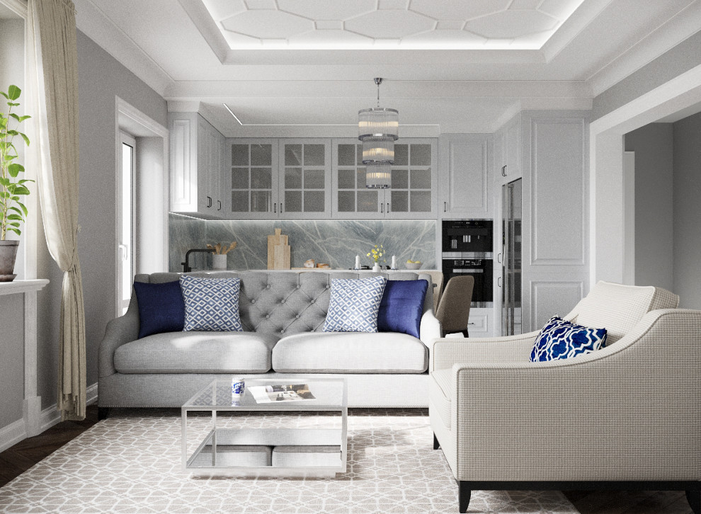 Дизайн-проект частного дома в стиле неоклассика