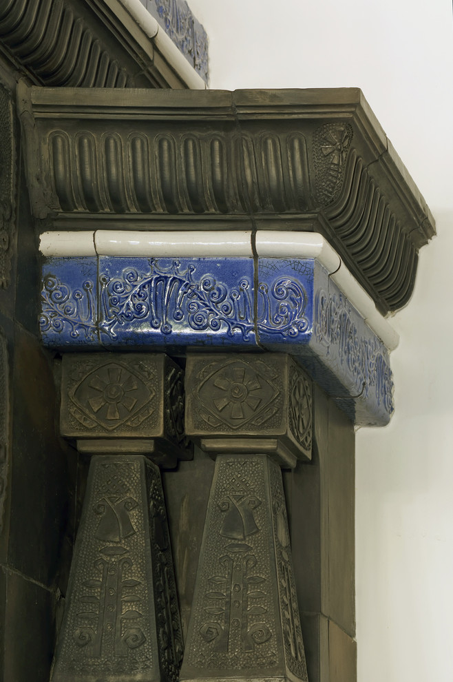 Камин в бибилиотеку "Ангел".Фрагмент.