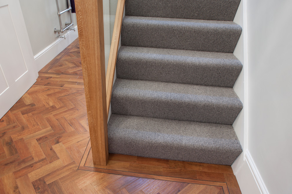This is an example of a contemporary staircase in West Midlands.
