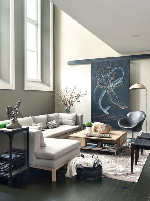  Modern  Loft  Contemporary  Living  Room  Boston by Koo 