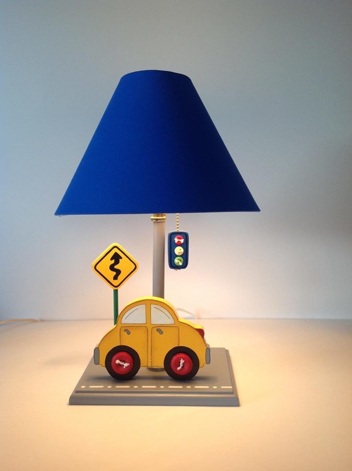 Cars Table Lamps for Kids Room