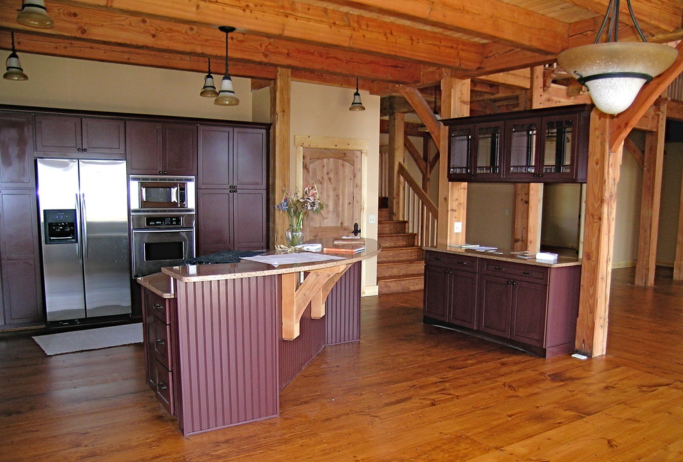 Kitchen - rustic kitchen idea in Boston