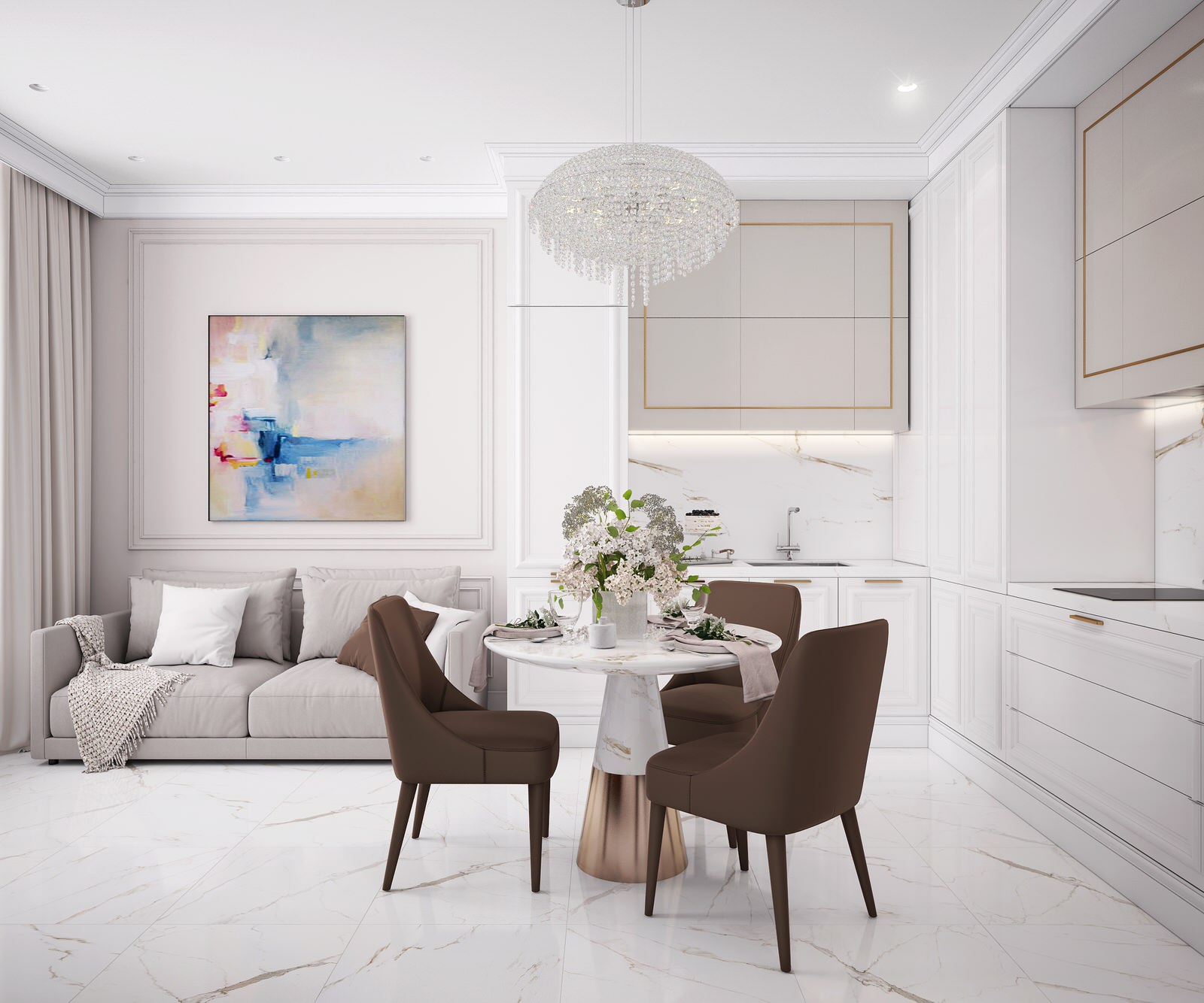 Элегантная классика - Сердце столицы 80 кв.м.