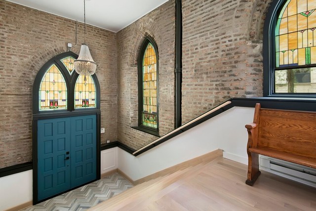 Church conversion contemporary-entrance