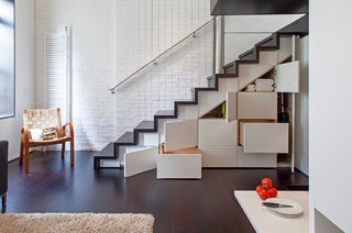 29 Ideen für Stauraum unter der Treppe (29 photos)