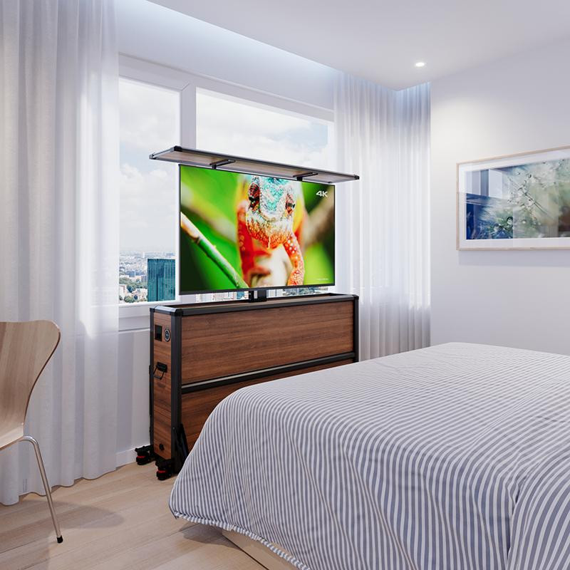 IntelliCube Aluminum & Wood TV Lift Cabinet Collection