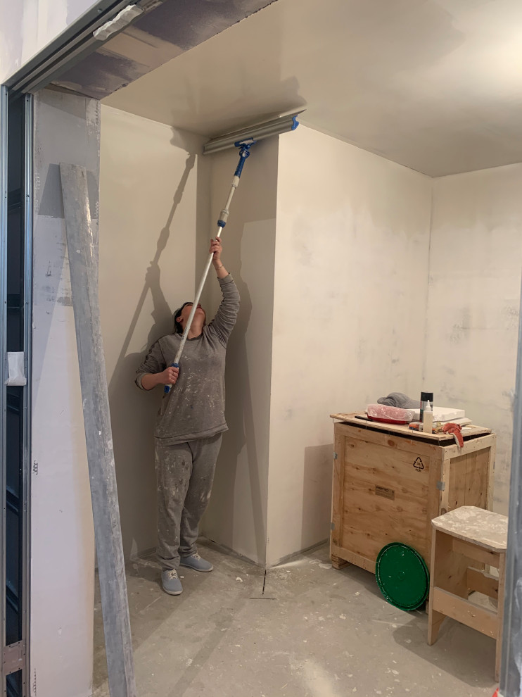 Малярные работы  Шпатлёвка потолка