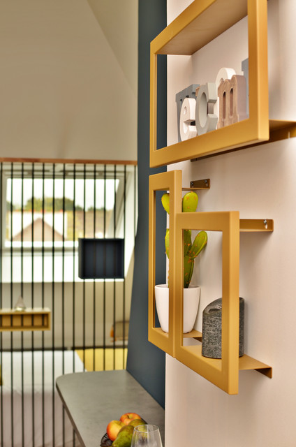 Ambiance So British pour ce studio contemporary-entry