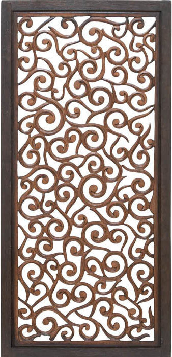 Elegant Wall Sculpture - Wood Wall Panel 51in.H, 24in.W