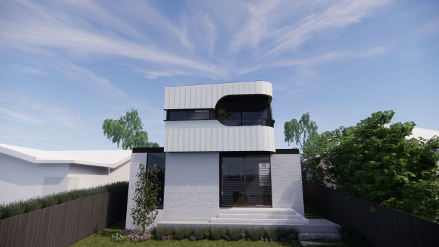 Barwon Valley House contemporary-fasad