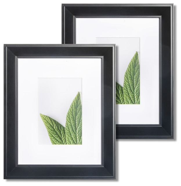 Vista Daintree 8 X10 Wide Bevel Frame Matted To 4 X6 Set Of 2