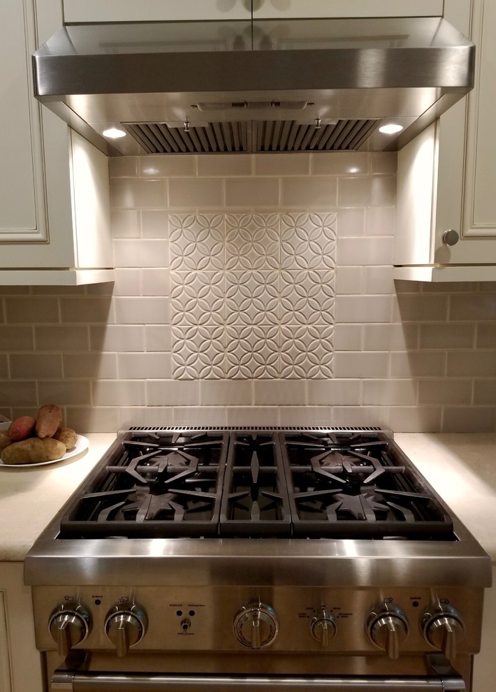 Kitchen - transitional kitchen idea in Raleigh