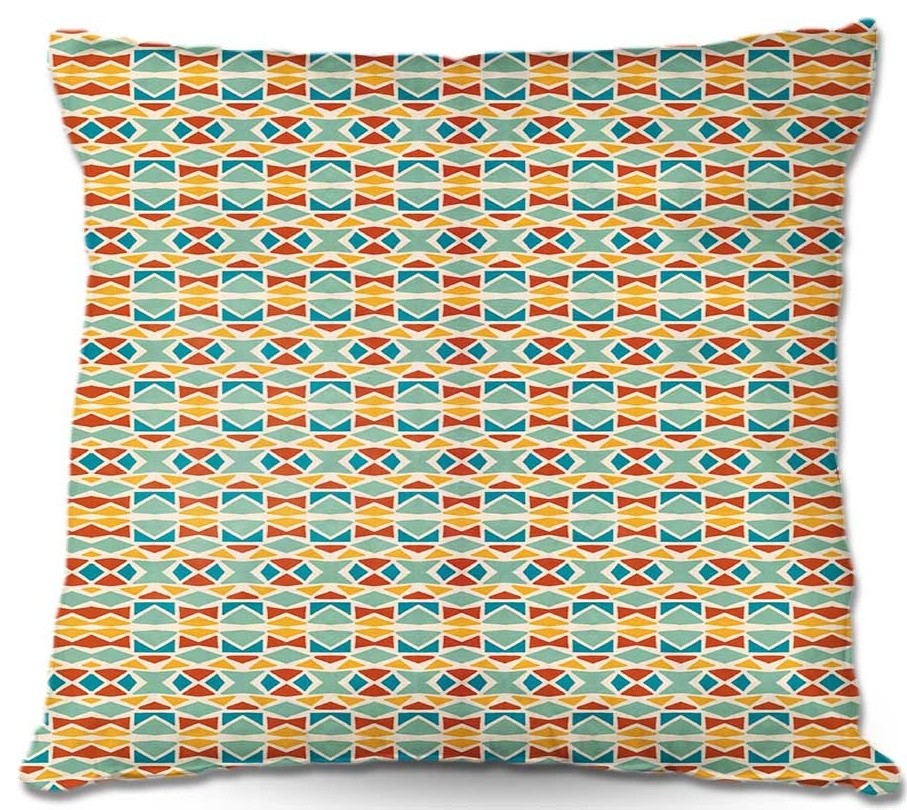 DiaNoche Outdoor Pillows Ethnic Mosaic