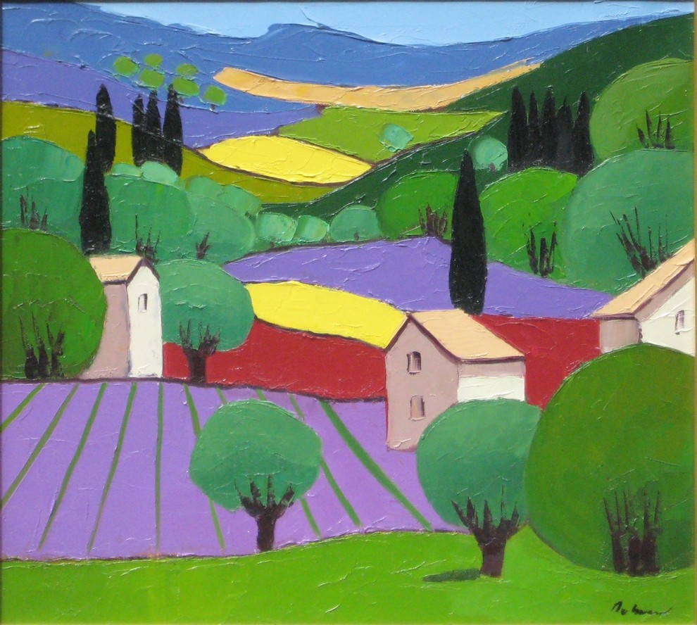 Lavender Fields Ii, Original, Painting