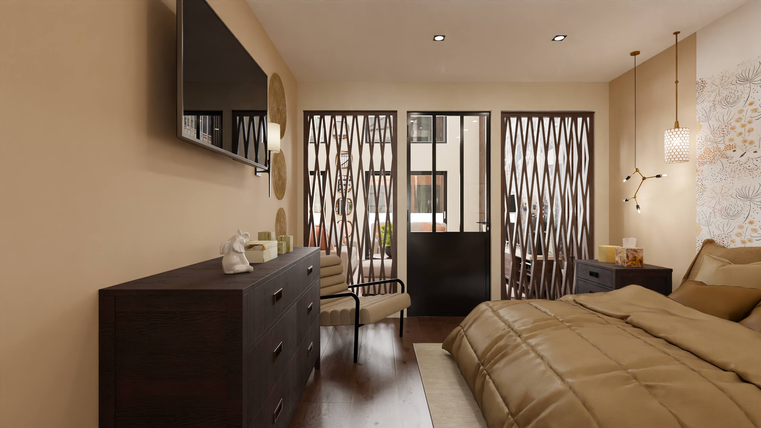 Appartement avec ouvertures façades