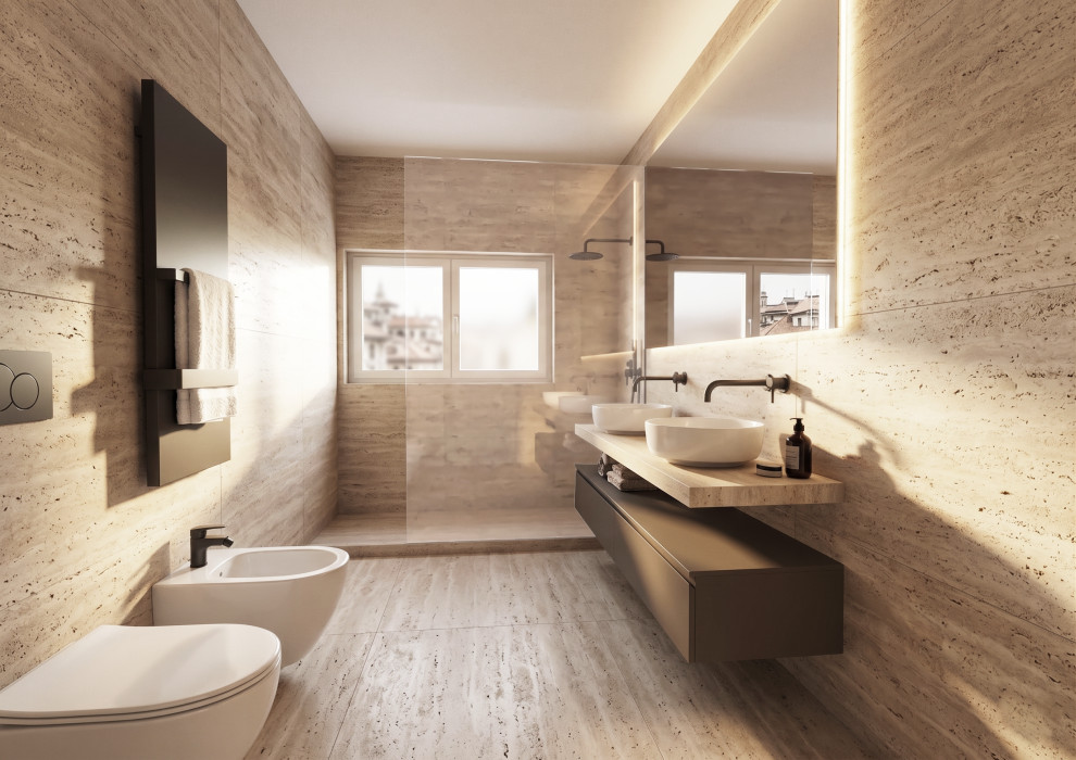 Progettazione Interni Attico 165 mq + lastrico solare 150 mq Milano