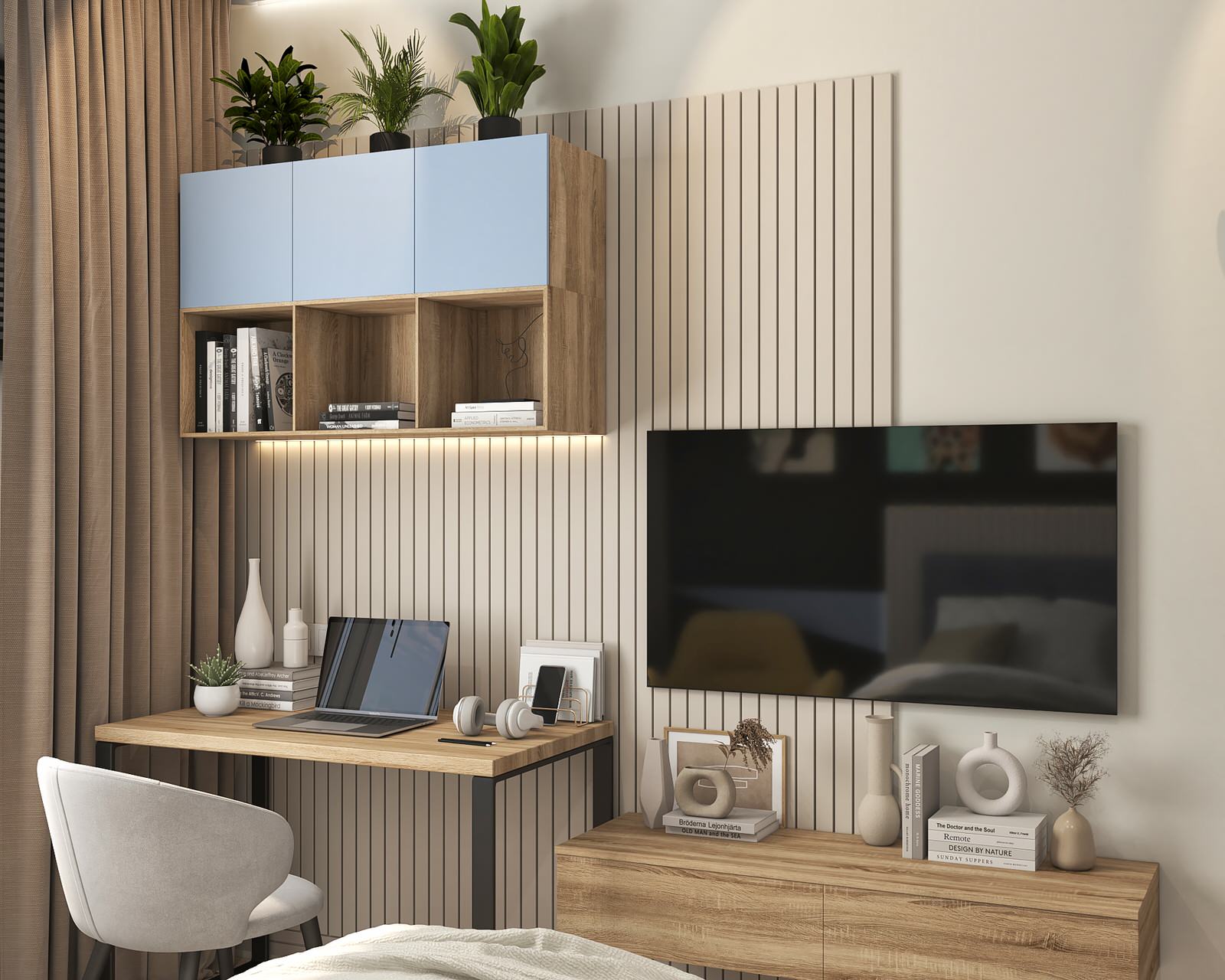 Яркая и спортивная квартира