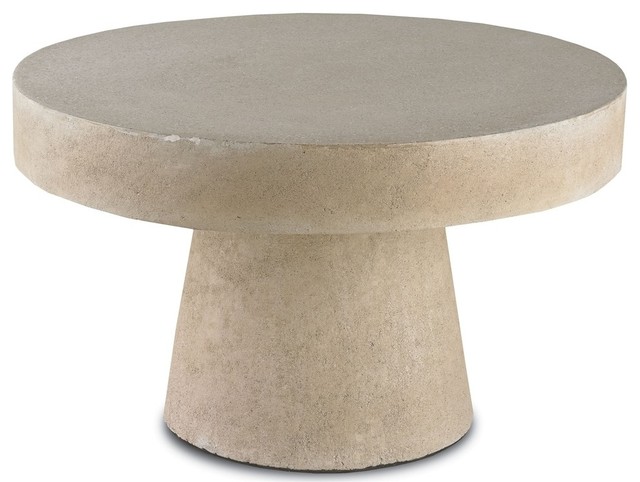 Currey & Co 2026 Higham Light Acid Wash Cocktail Table