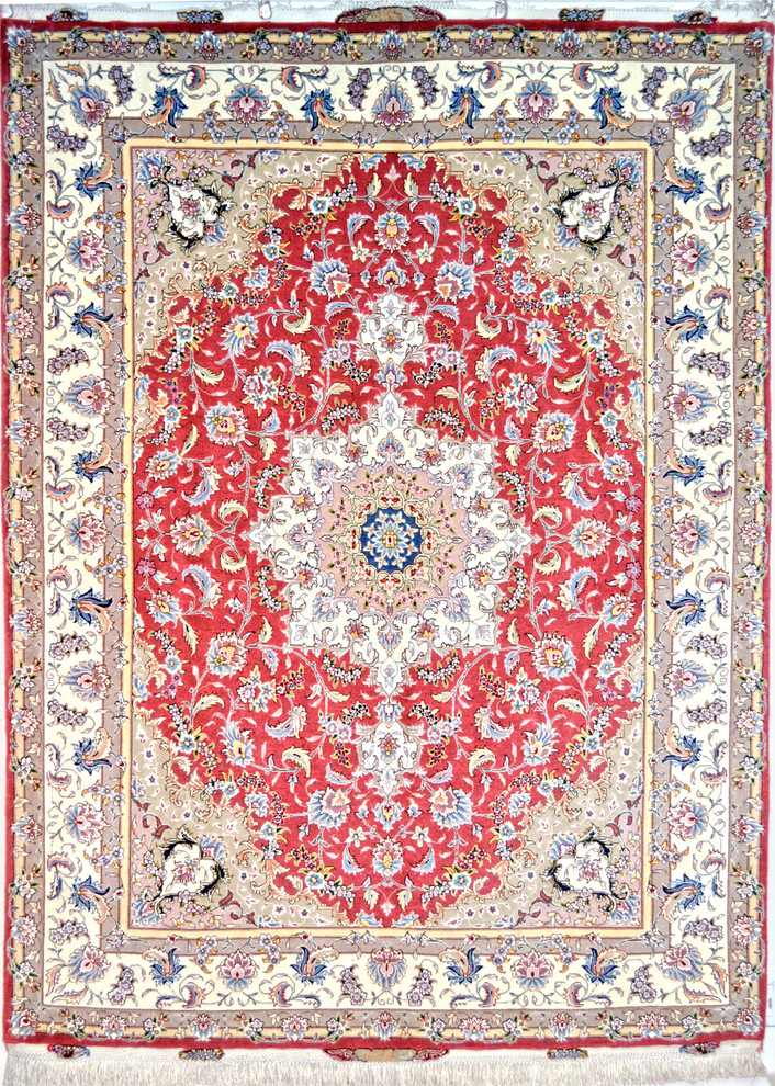 Persian Area Rug 4x6-5x8