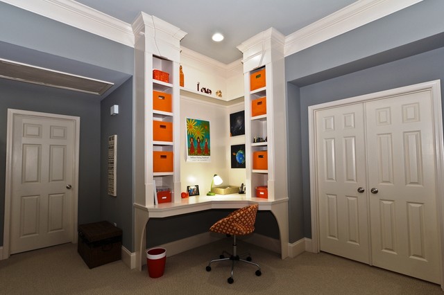 My corner desk - Contemporary - Hallway & Landing - Atlanta - by A B Xpress