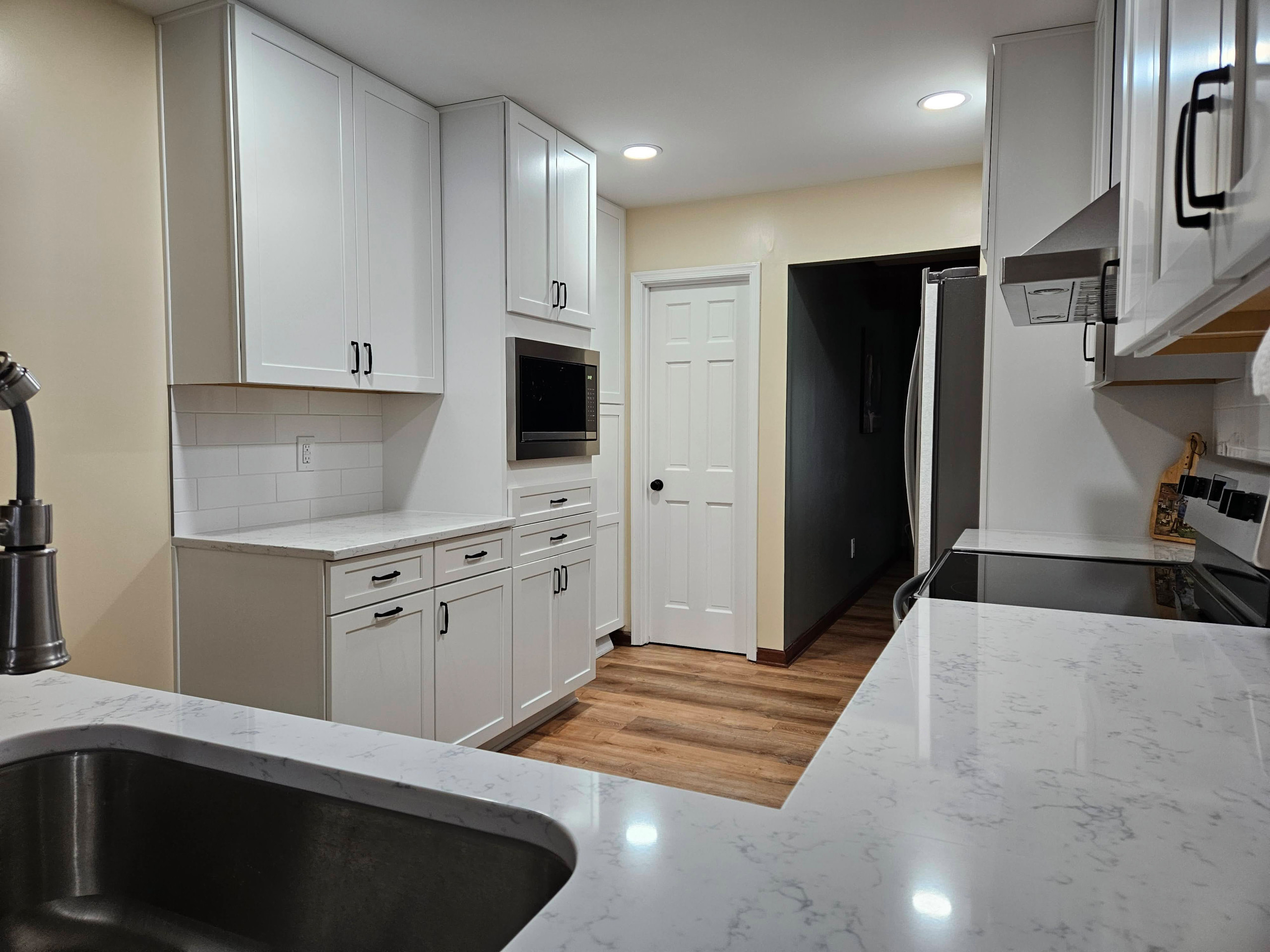 White Modern Kitchen Update