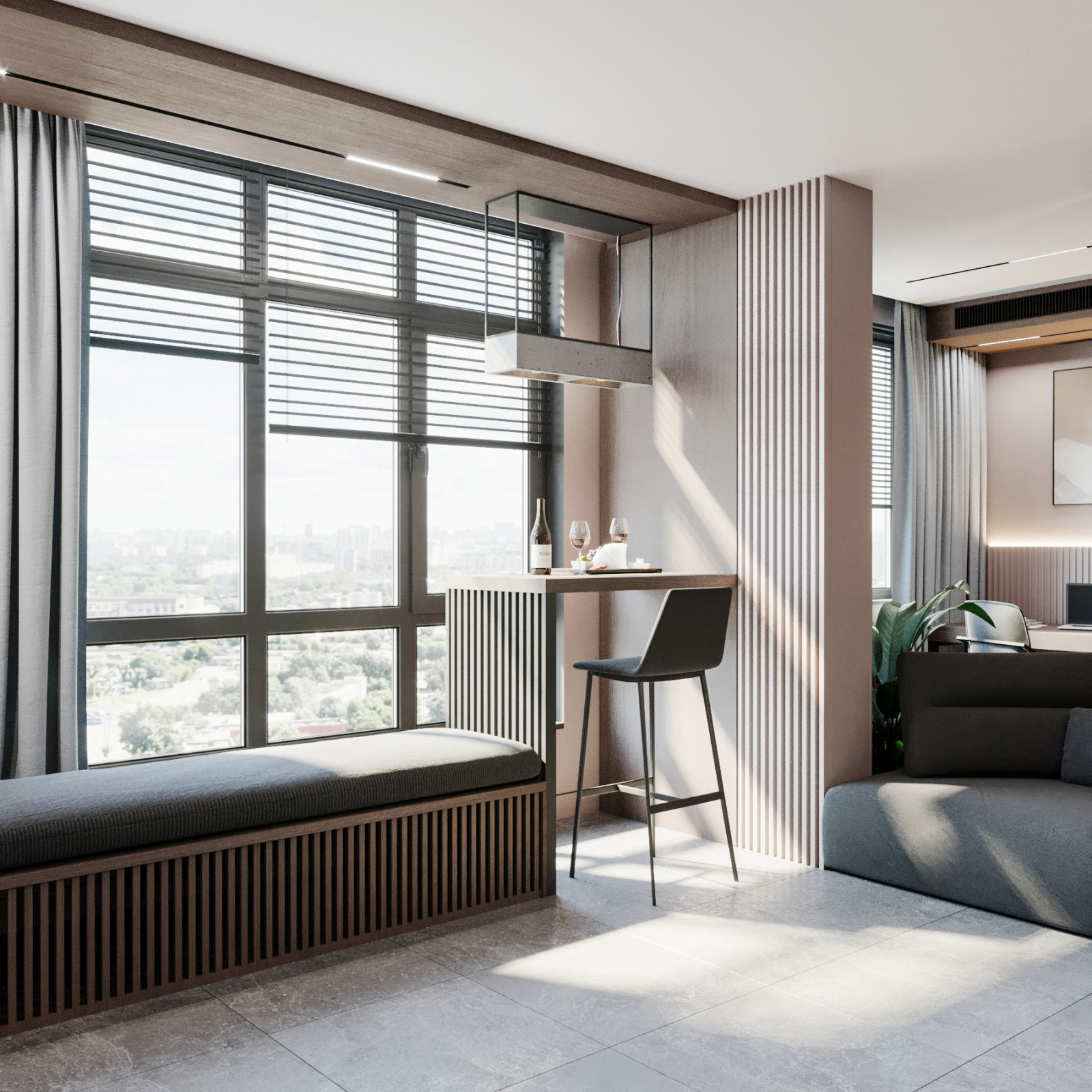 Квартира 80 м2 в современном стиле