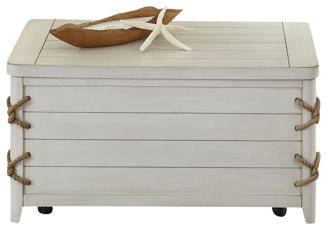 Liberty Furniture Dockside Ii Storage Trunk White Beach Style Decorative Trunks By Emma Mason Houzz Liberty Furniture Dockside Ii Storage, White Trunk Furniture