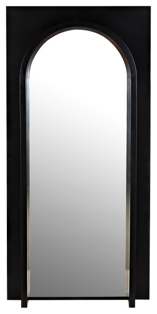 Noir Furniture Larcin Mirror With Matte Black GMIR181MTB - Transitional ...