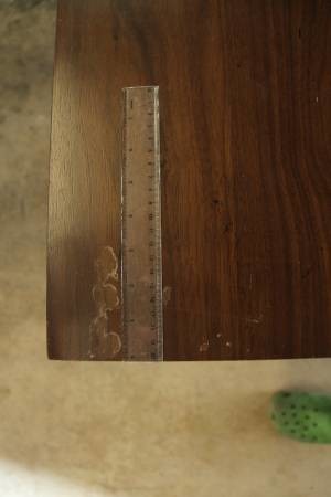Fixing Nail Polish Remover Damage on a Solid Walnut Table