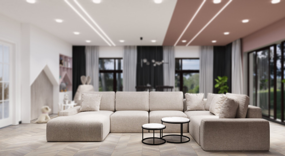 Частичный дизайн дома, где соединились практичность и красота.