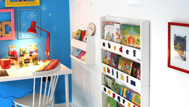 Tidy Books Children S Bookcase White With Alphabet