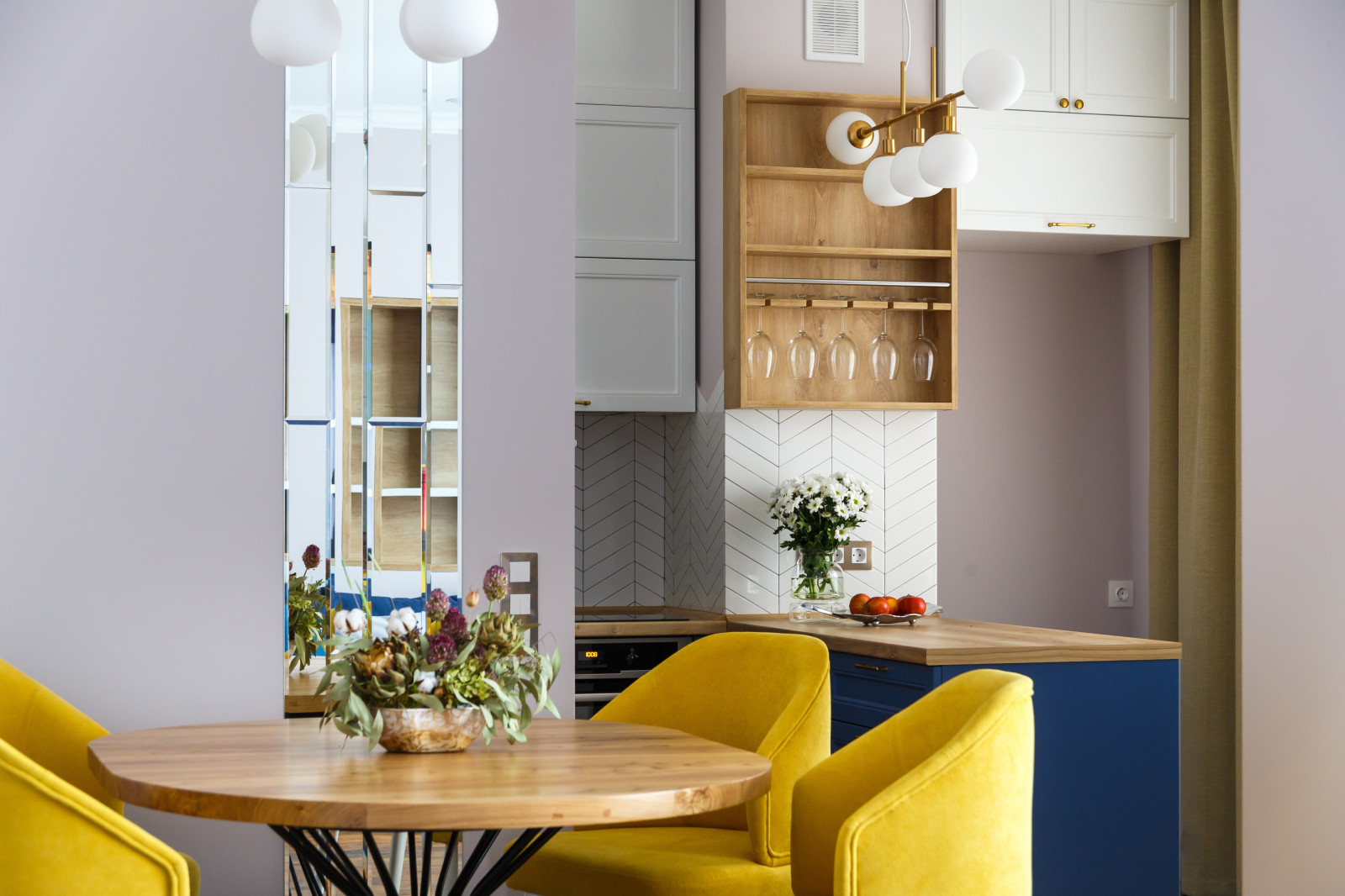 Реализованный проект для семьи из трех человек в ЖК Перспектива, г.Казань