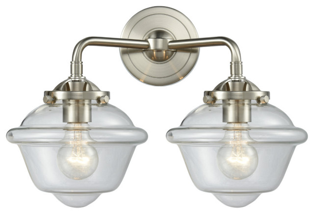 Small Oxford 2-Light Bath Vanity-Light - Traditional - Bathroom Vanity ...