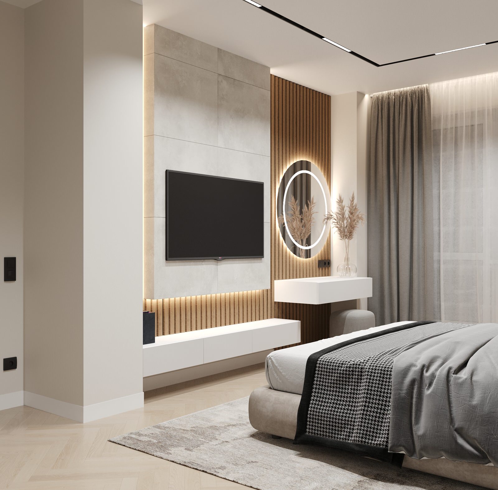 Спальня в ЖК Александровский