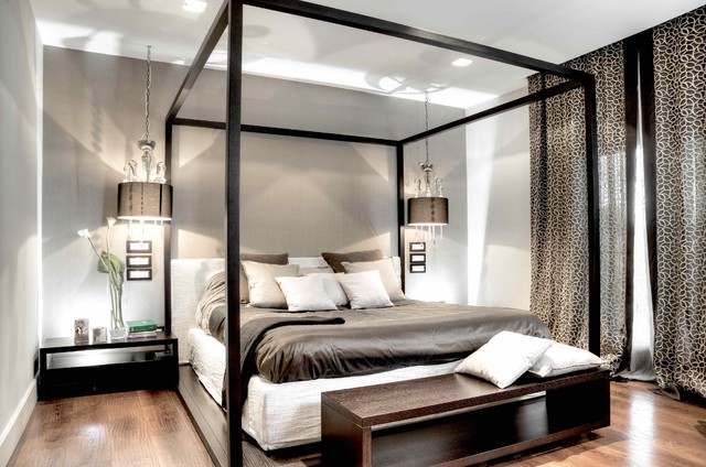"white without time" contemporary-bedroom