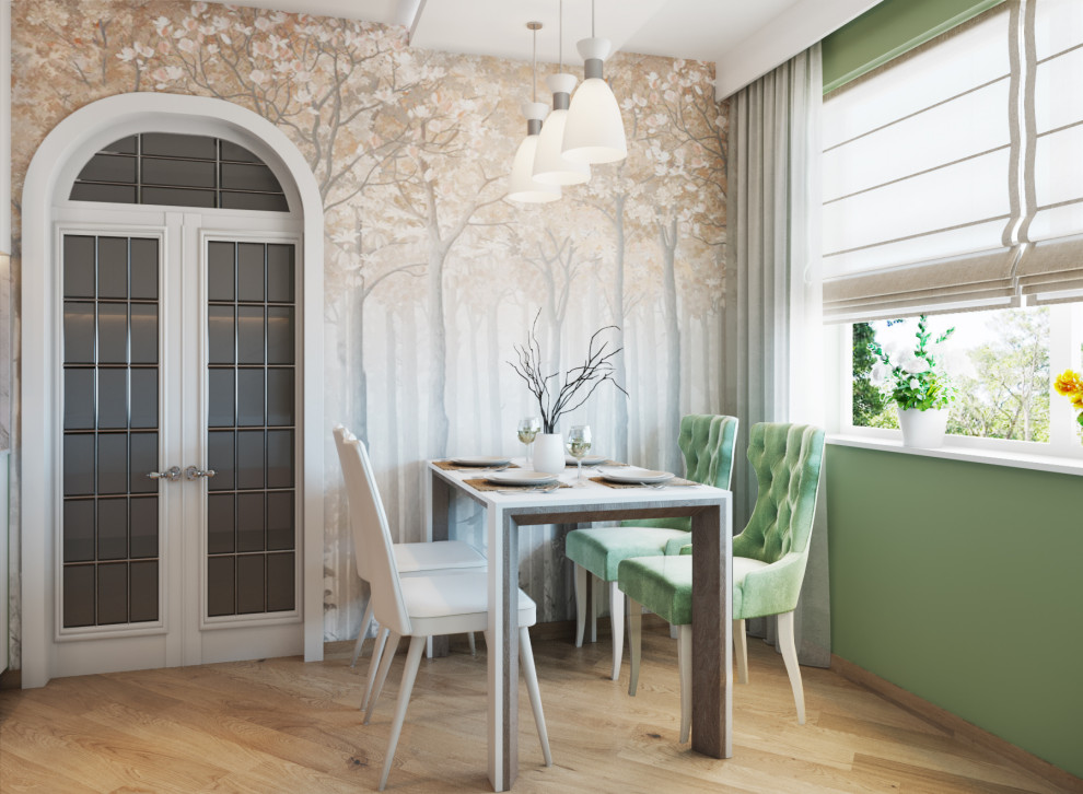 Дизайн интерьера кухни в частном доме. Современность с нотками классики