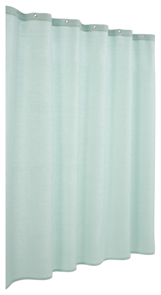 Ria Turkish Cotton Shower Curtain Contemporary Shower Curtains by Enchante Home Houzz