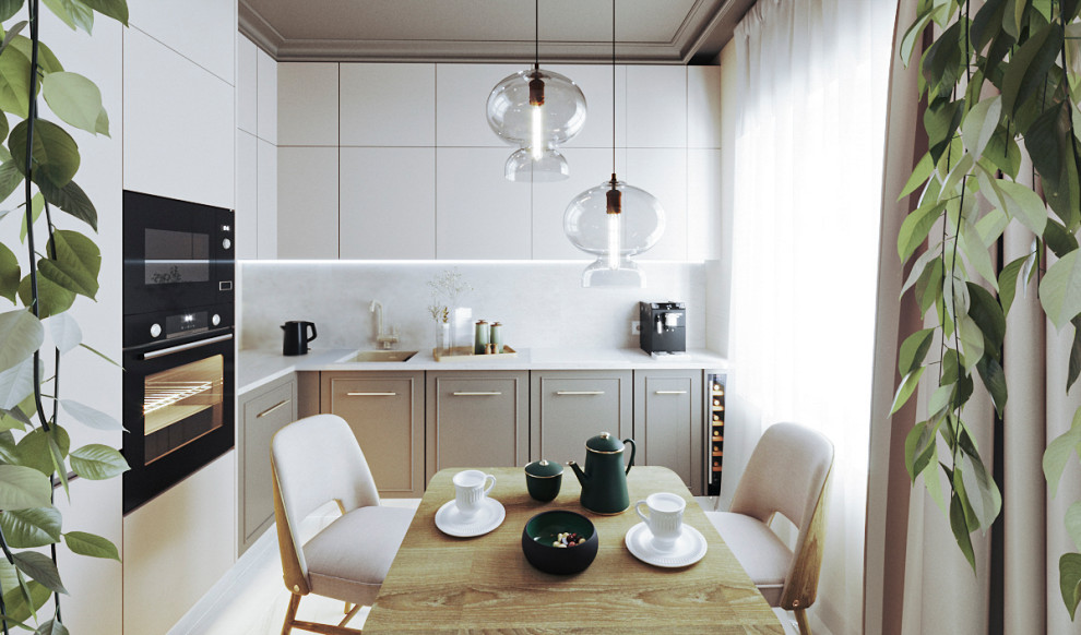 Интерьер квартиры 53 кв.м. в  ЖК "Летний сад"