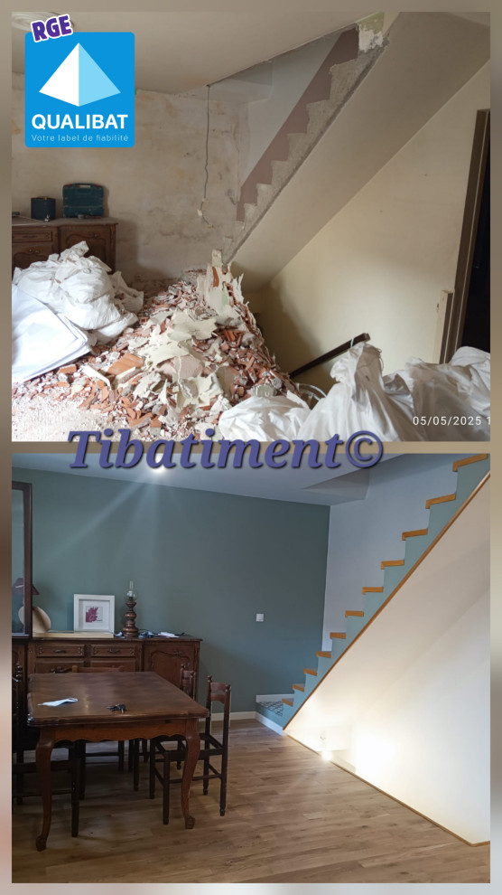 Rénovation d'une maison en région parisienne