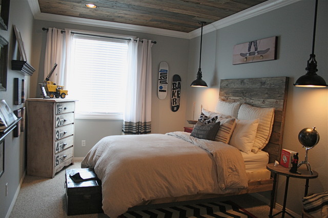 Zack's industrial bedroom - Traditional - Kids - Orange County - by ...