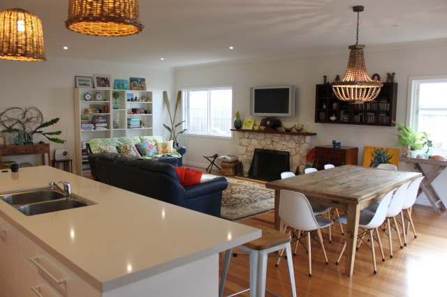 Eclectic Cottage eclectic-living-room