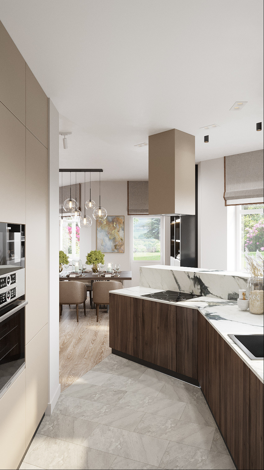 Интерьеры загородного дома в Подмосковье