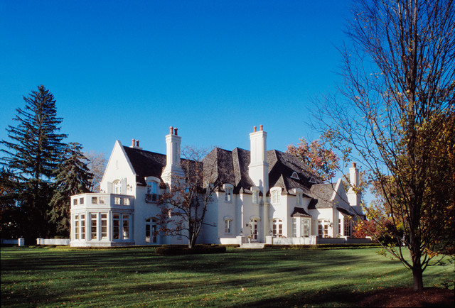 Grosse Pointe Home klassisk-fasad