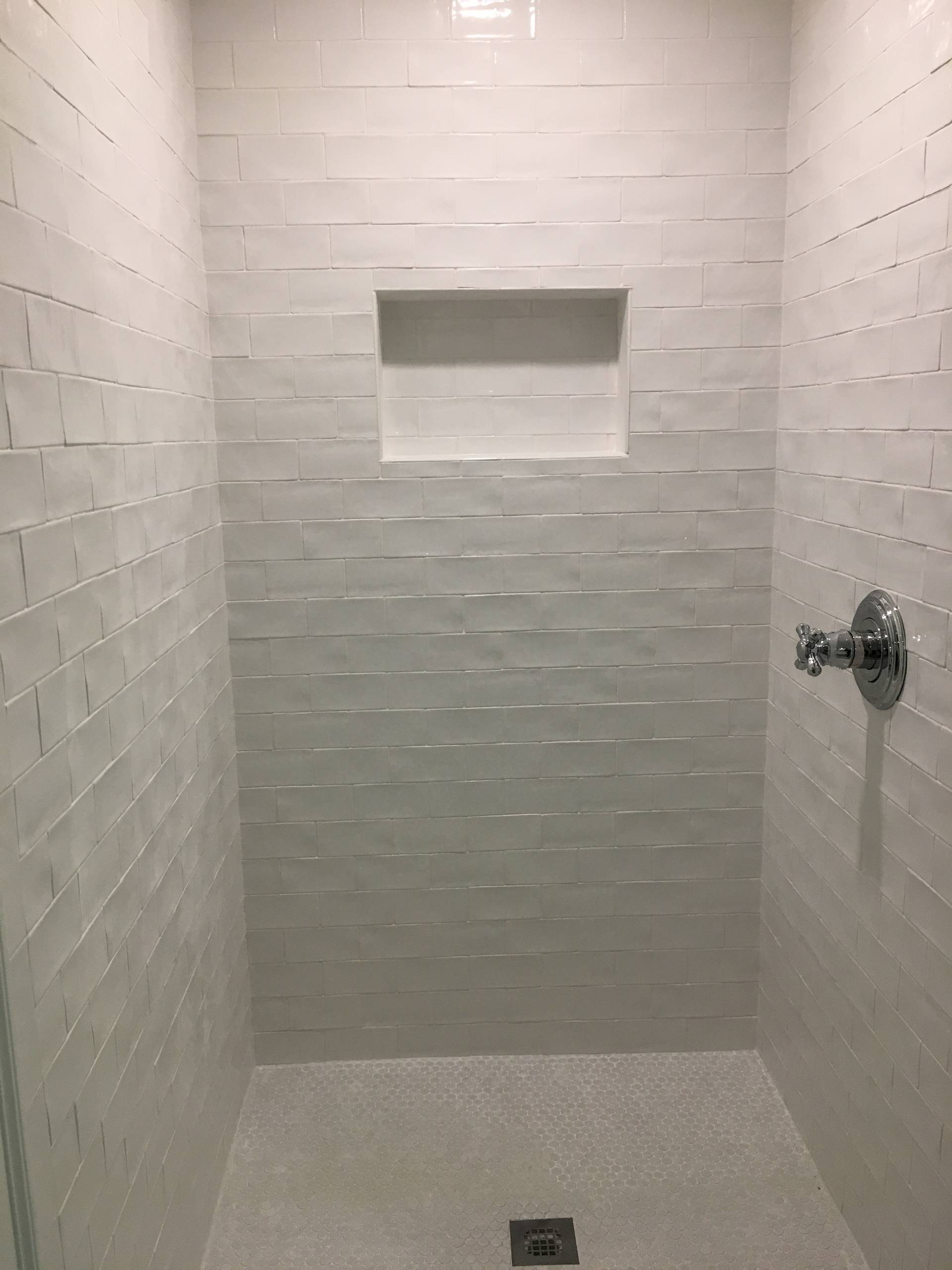 Farmhouse Black and White Bathroom