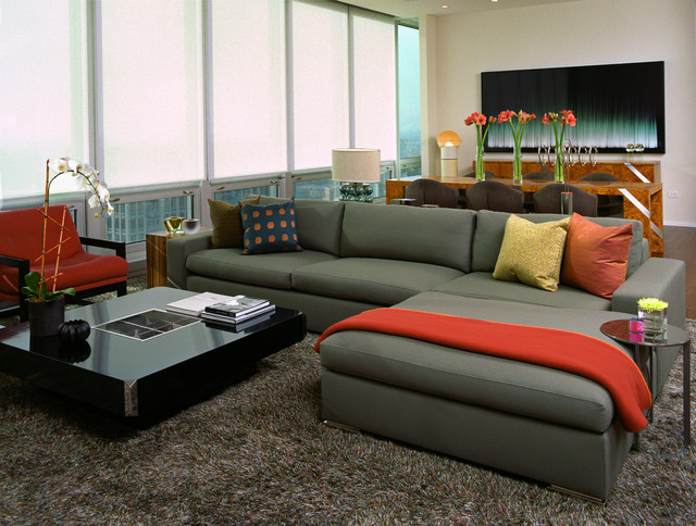 West Side Modernism contemporary-living-room