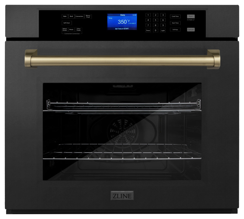 ZLINE 30" Autograph Edition Single Wall Oven With Self Clean and True